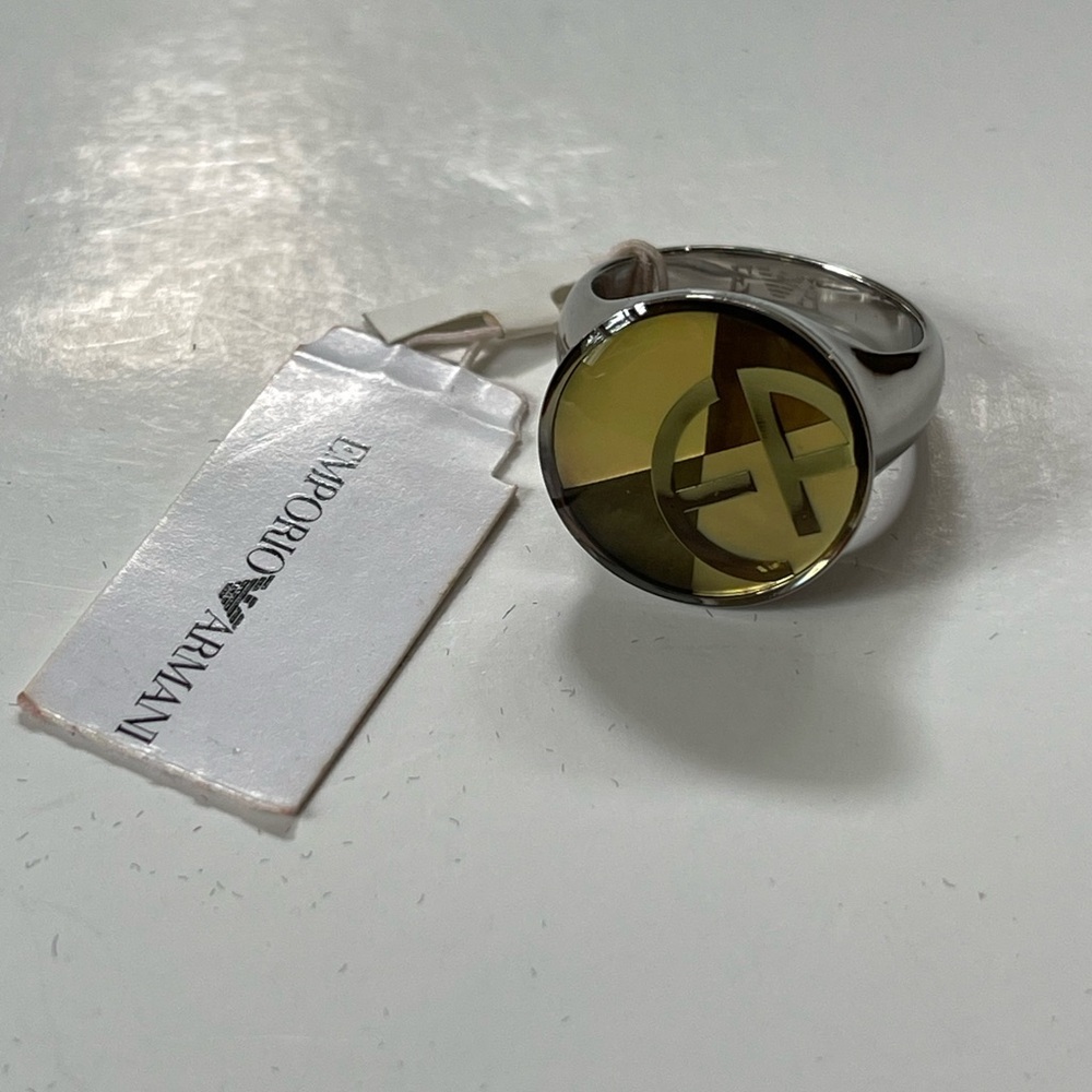 Empório Armani ring, new in box, size 7